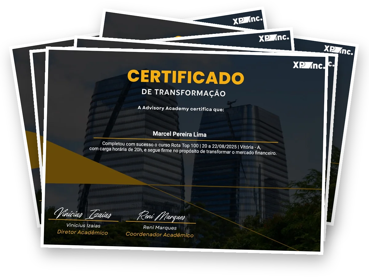 Certificados de conclusão de Marcel Lima